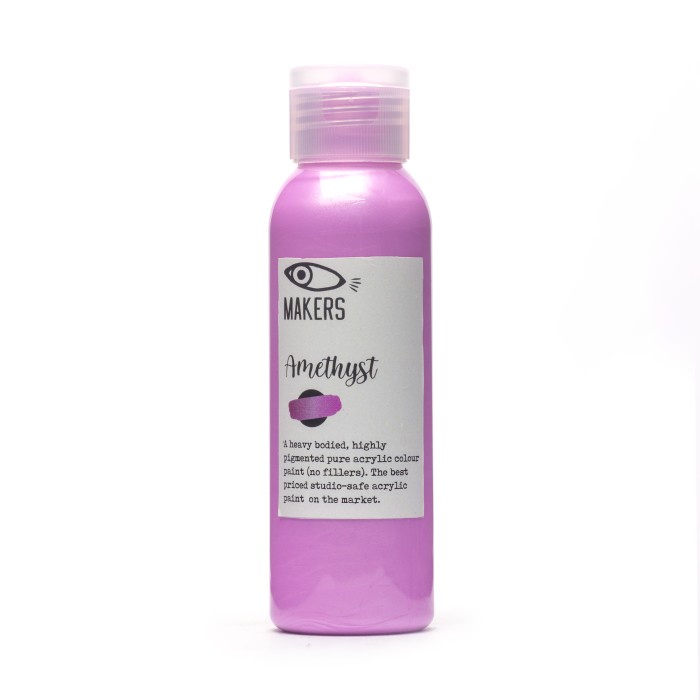 

Amethyst Acrylic Metallic Paint 100ml by MAKERS
