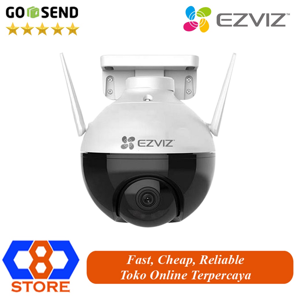 IP CAMERA WIFI EZVIZ C8C PTZ 360 2MP OUTDOOR IP65 GARANSI RESMI