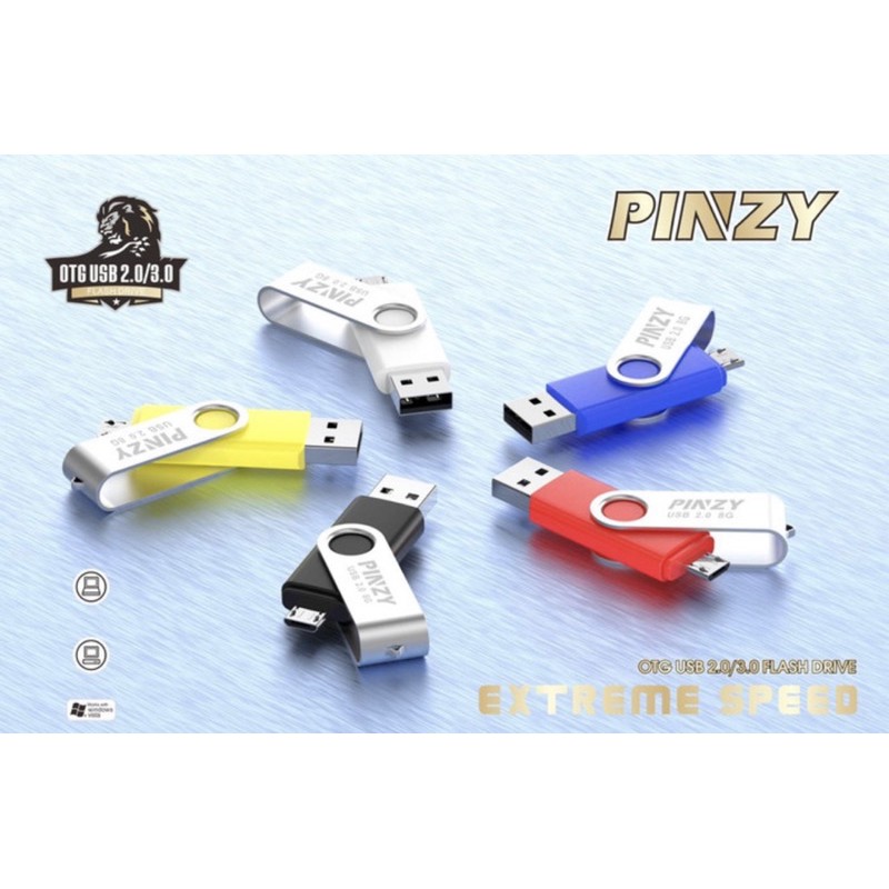 Flash Disk - Flasdisk - Fash Disk PINZY -Flash Drive OTG PINZY 32GB USB 2.0/3.0