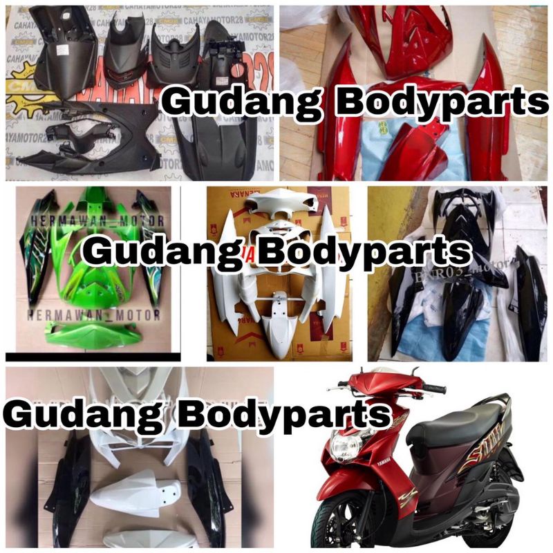 Full Body Halus Kasar Yamaha Mio Soul Tahun 2007 2008 2009 2010 2011 2012 Cover Body Halus kasar Mio