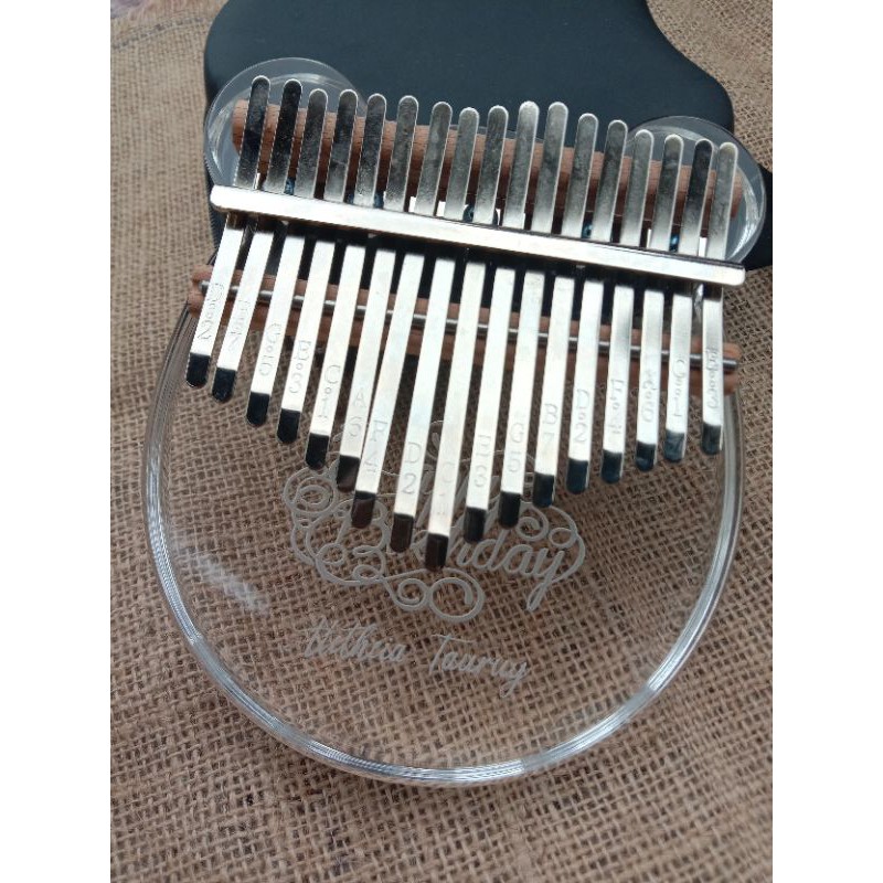 Kalimba kimi kristal dapat Custom logo/ kimi/kalimba akrilik/acrilic kalimba acrilyc custom