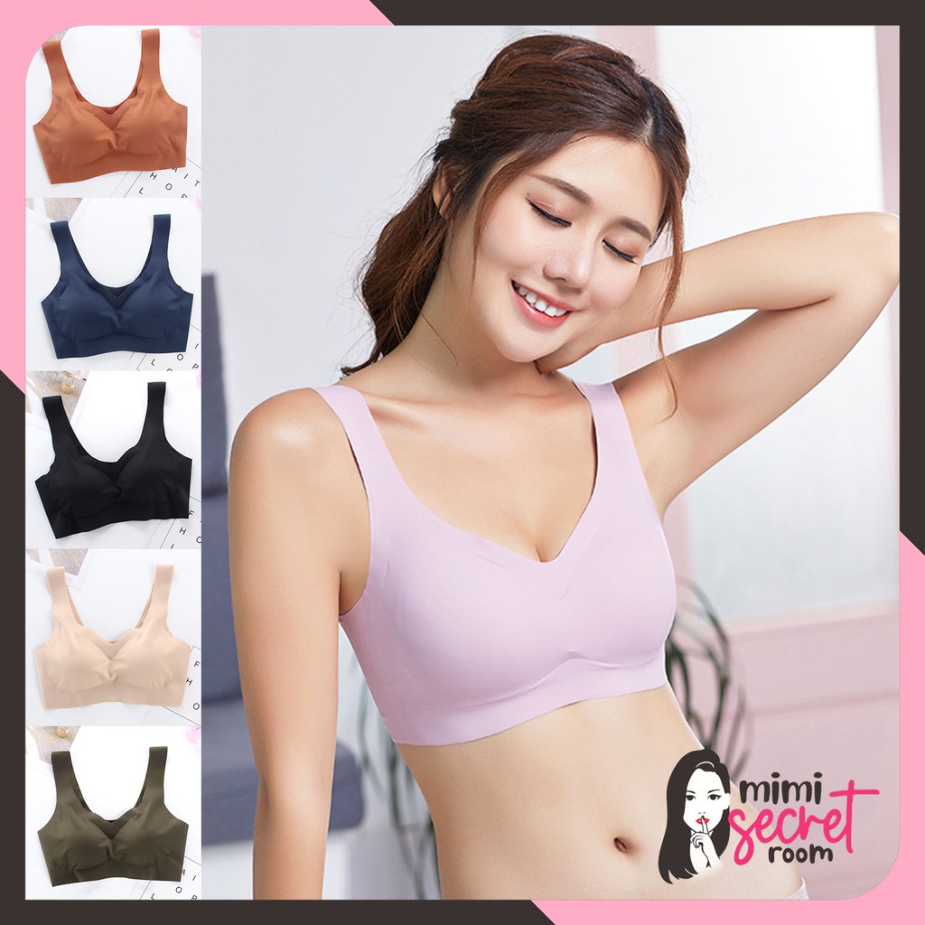 ❤ MIMI ❤ SPORT BRA WANITA JAPAN WOMEN YOGA SPORT VEST SEAMLESS PUSH UP IMPORT EXCLUSIVE