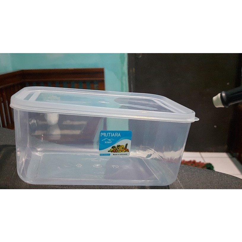 Food Box 1800 ml Plastik - Kotak Makan 1800ml - Toples KMP MUTIARA