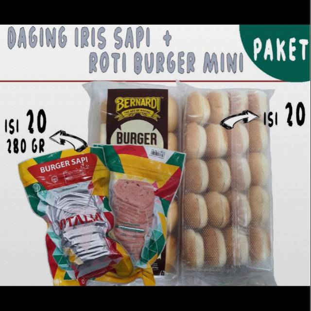 

Paket mini burger