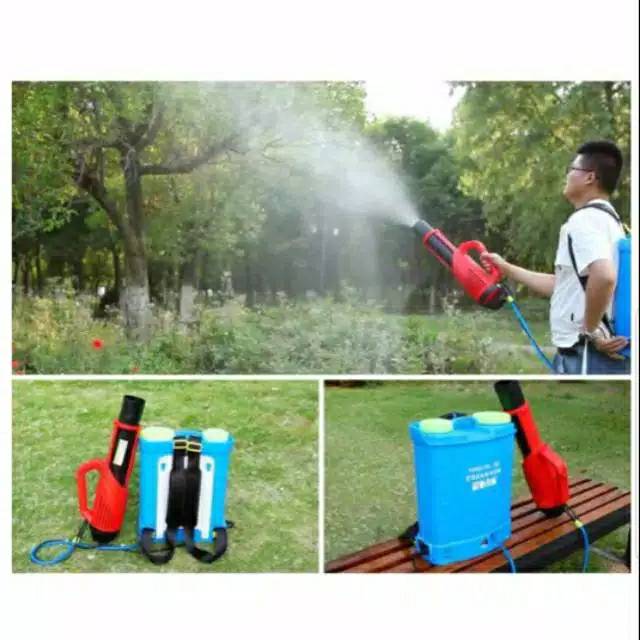 PAKET PRAKTIS BLOWER BOOSTER DAN SPRAYER ELEKTRIK 16 LITER SIAP PAKAI