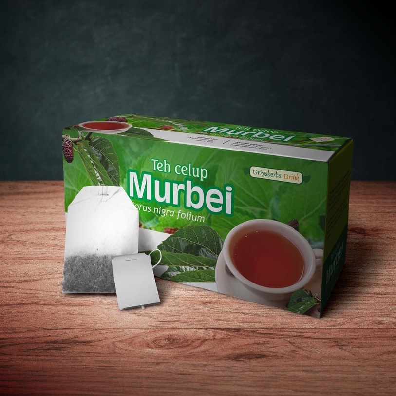

Obat Darah tinggi dan Melancarkan BUANG AIR KECIL Teh MURBEI Griya herba isi 20 kantung teh celup HALAL dan SUDAH BPOM