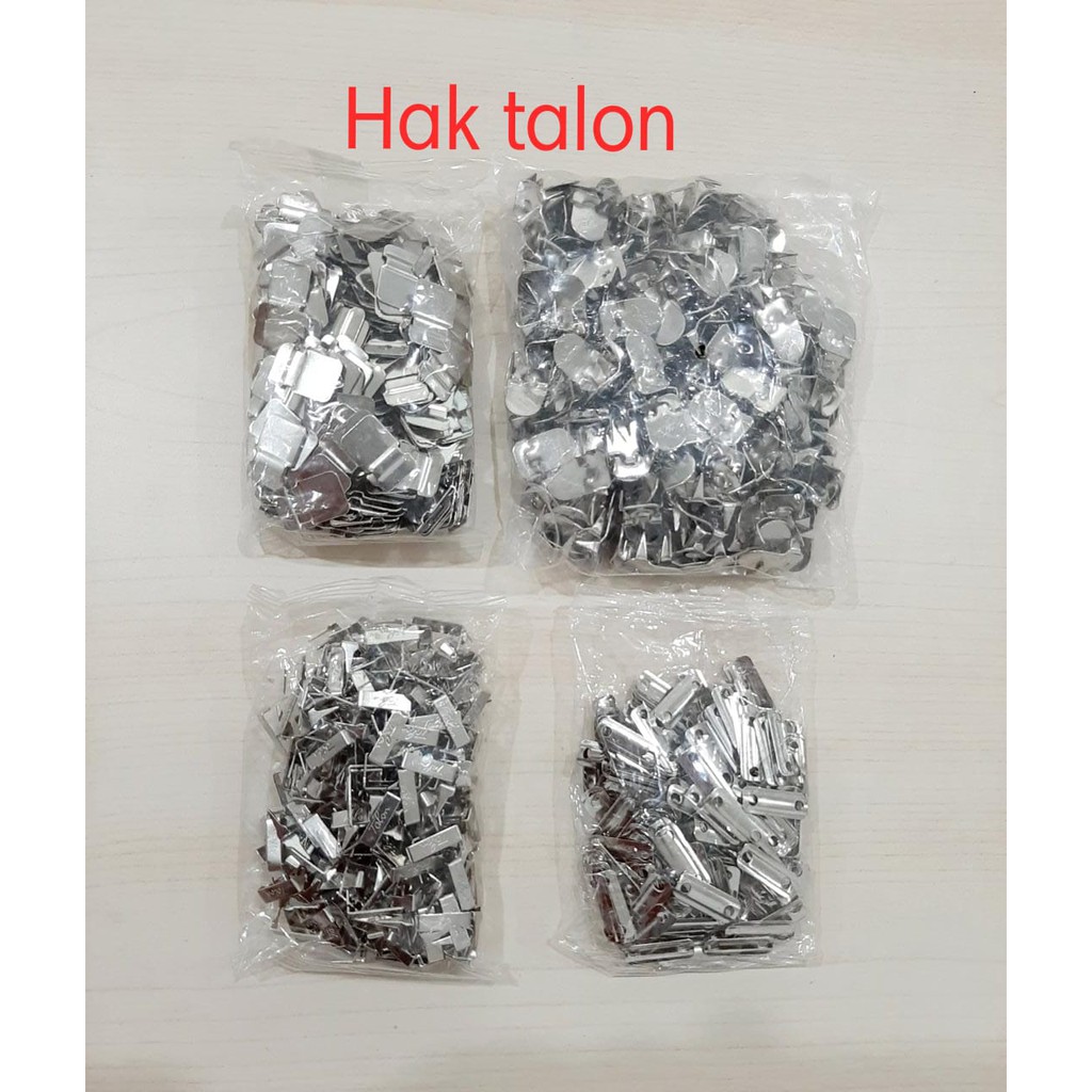 Kancing Hak Talon - kancing Hak Celana Rok - Hak Tanam - Isi 2 Gross