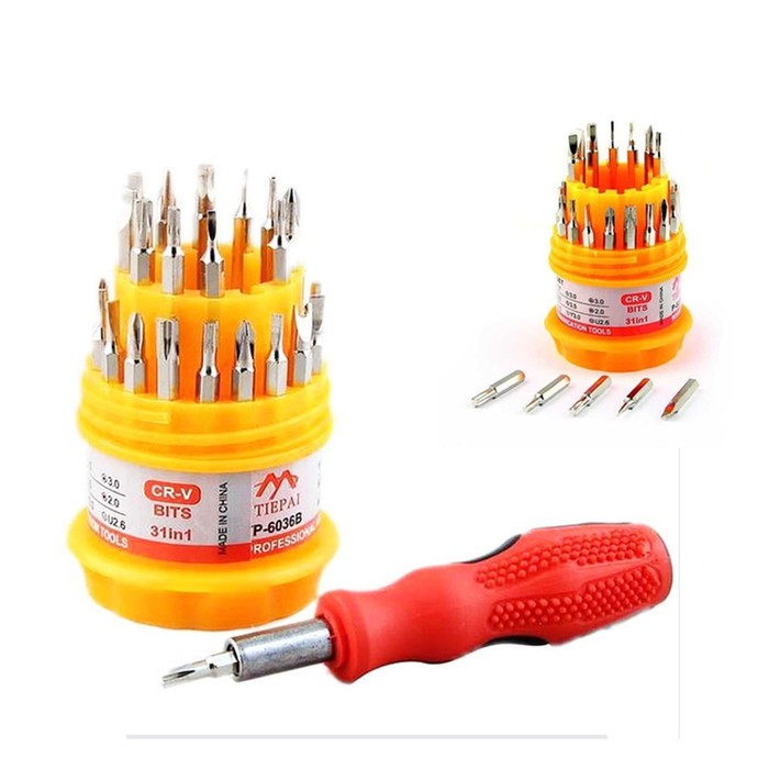 Computer screwdriver tepai 31in1 tp-6036b - Obeng set tool electronic