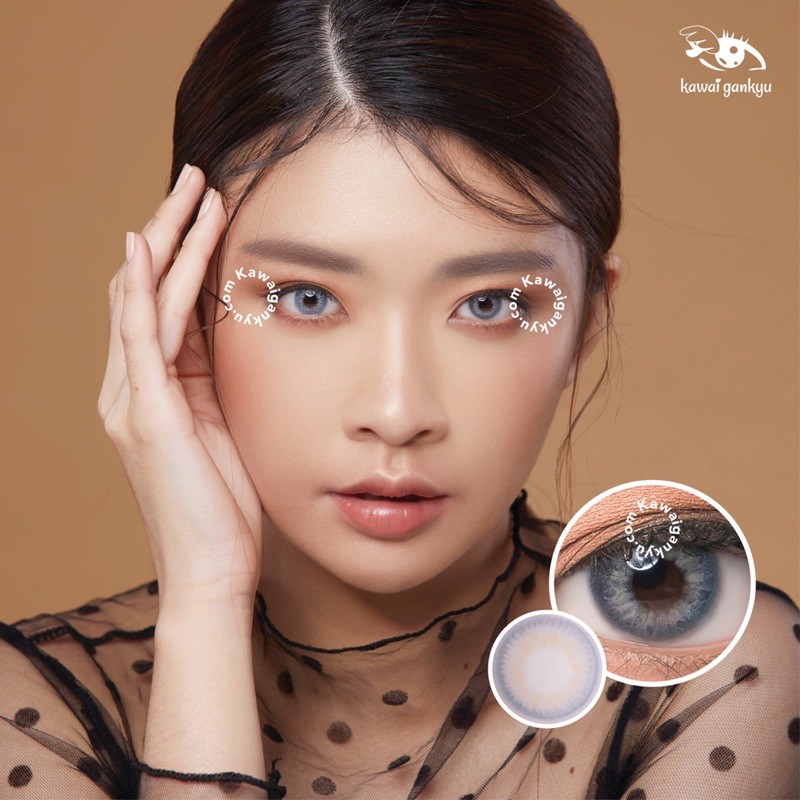 KawaiGankyu Softlens - Princess Miami Gray by Luina (1botol)