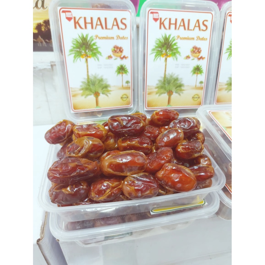 1 Kg Kurma Khalas | Kurma Kering Best Quality Premium//oleh oleh haji umroh//khlas assaad//khalas//