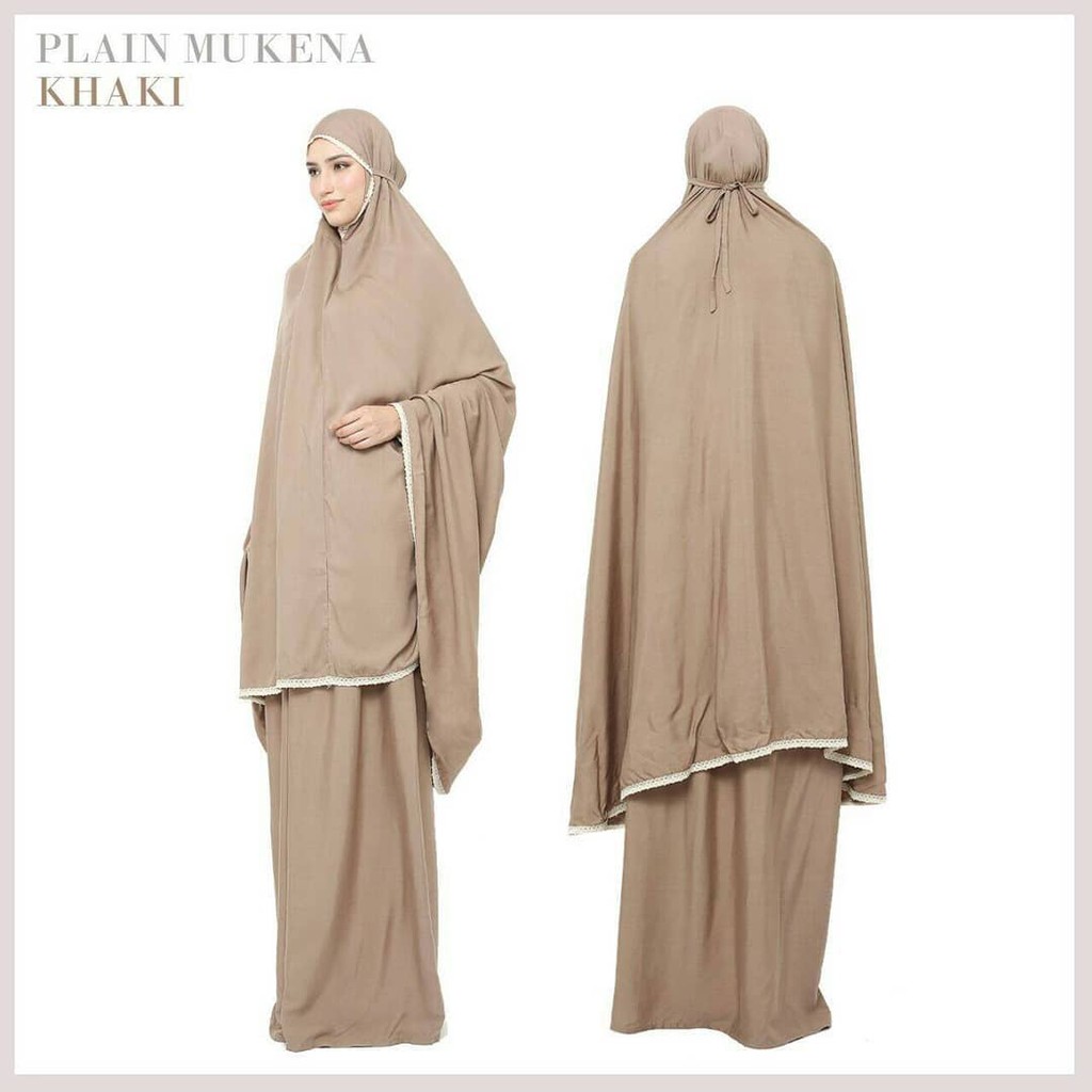 MUKENA POLOS HYGET RENDA / MUKENA POLOS DEWASA BAHAN HYGET