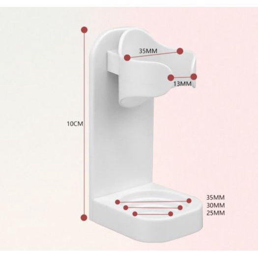 Holder Sikat Gigi Elektrik Tempel Dinding 1117a Dewasa Electric Tooth Brush Holder Gagang Tempat Wadah Sikat Gigi Kamar Mandi