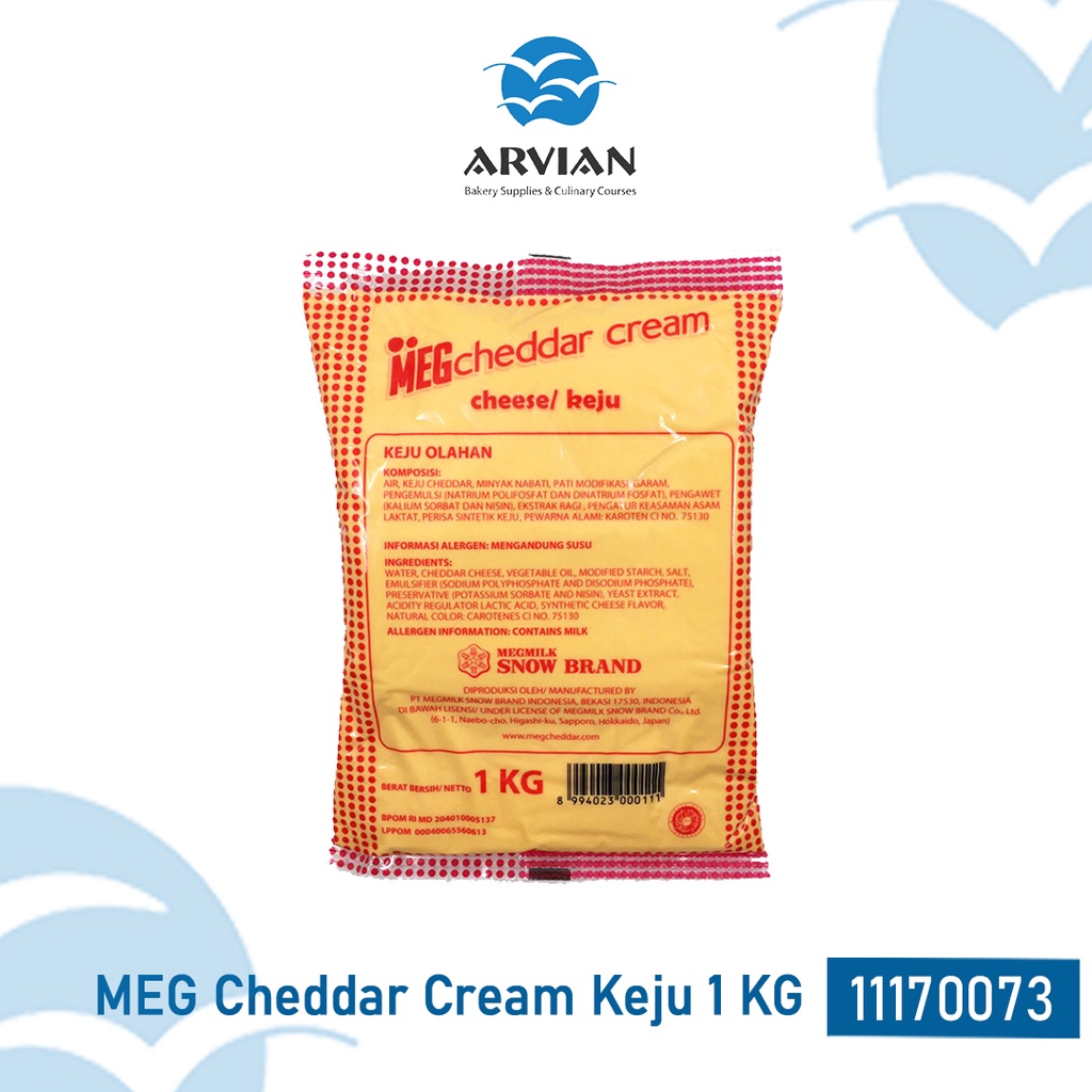 

MEG Cheddar Cream Keju 1 Kg [Instant Surabaya] - Arvian