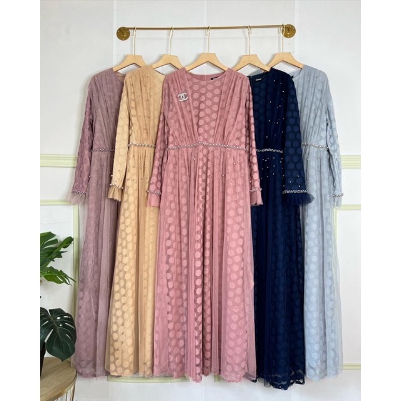 Ozzura maxy tile brukat import/gamis tile import mutiara