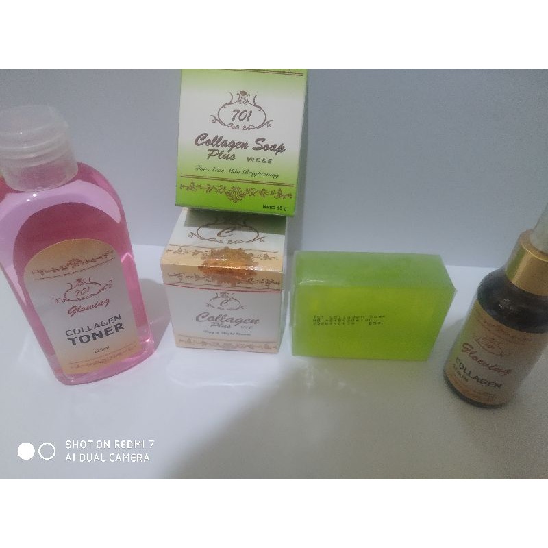 PAKET CREAM COLLAGEN 5IN 1 ORIGINAL // pkt collagen 5in 1 original sbn collagen acne