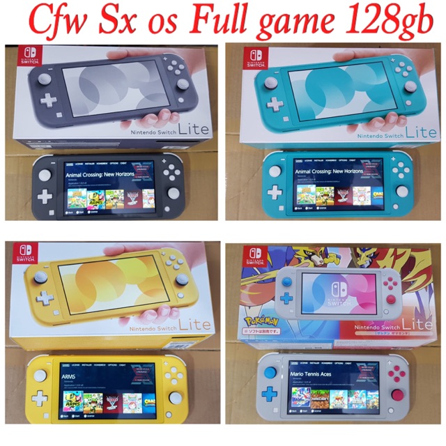 Nintendo Switch Lite CFW Full Game 128Gb 255Gb 512Gb
