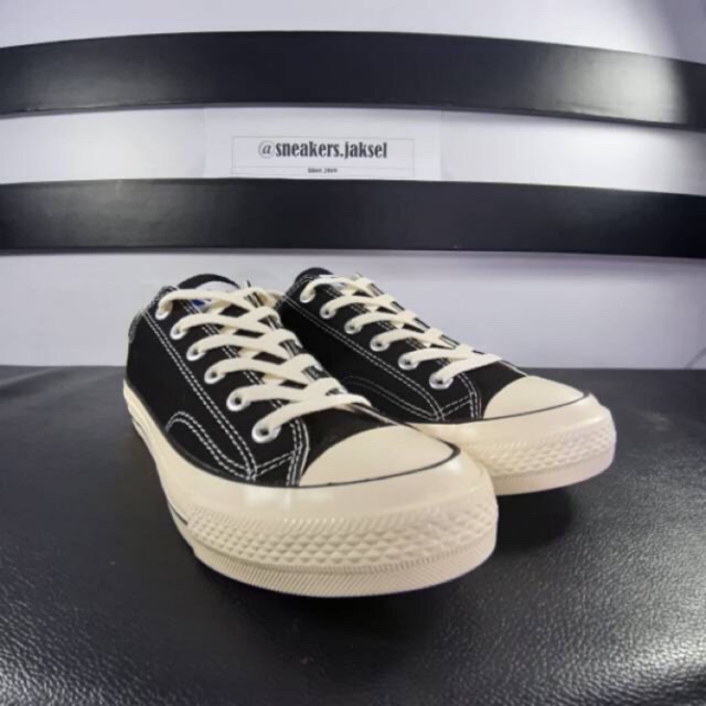 100% ORIGINAL SEPATU VANTELA BACK TO 70S LOW BLACK NATURAL VENTELA BTS LOW SEPATU PRIA WANITA