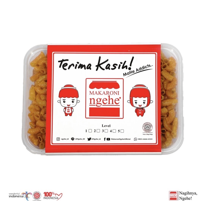 

Makaroni Kering ngehe Kemasan Toples