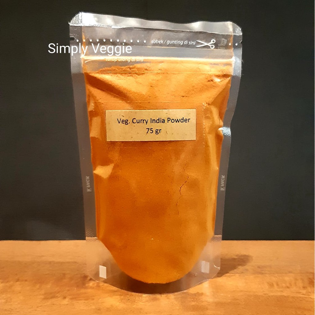 

Vegetarian Curry India Powder 75g / Bubuk Kari India Vegetarian
