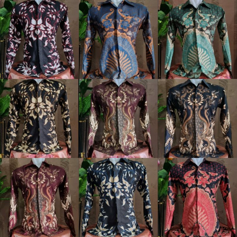 KEMEJA BATIK PRIA / KEMEJA PESTA / KEMEJA LENGAN PANJANG