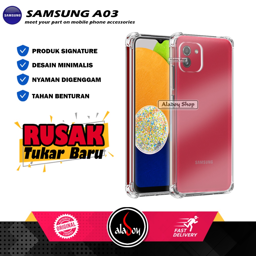 Case Samsung Galaxy A03 Ultrathin Softcase Anti Crack Premium Casing