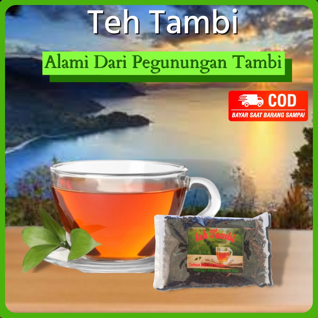 

Teh Hitam Tambi Alami Dari Pegunungan 10 gram