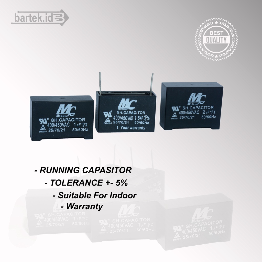 kapasitor /  capasitor indoor ac tipe Jarum / kawat