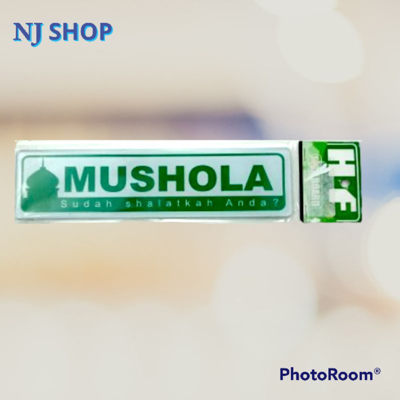 [Sign Board] - "MUSHOLA" BAHAN AKRILIK