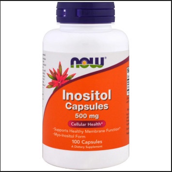Now Foods Inositol Capsules 500mg 100 Capsules