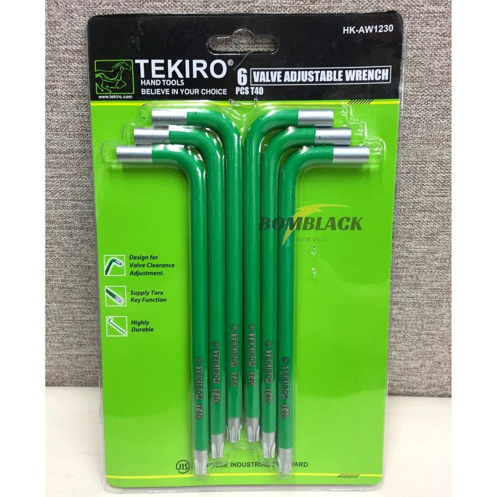 Kunci L Bintang T40 Tekiro Kunci T 40 Stel Klep Harga Satuan Hijau