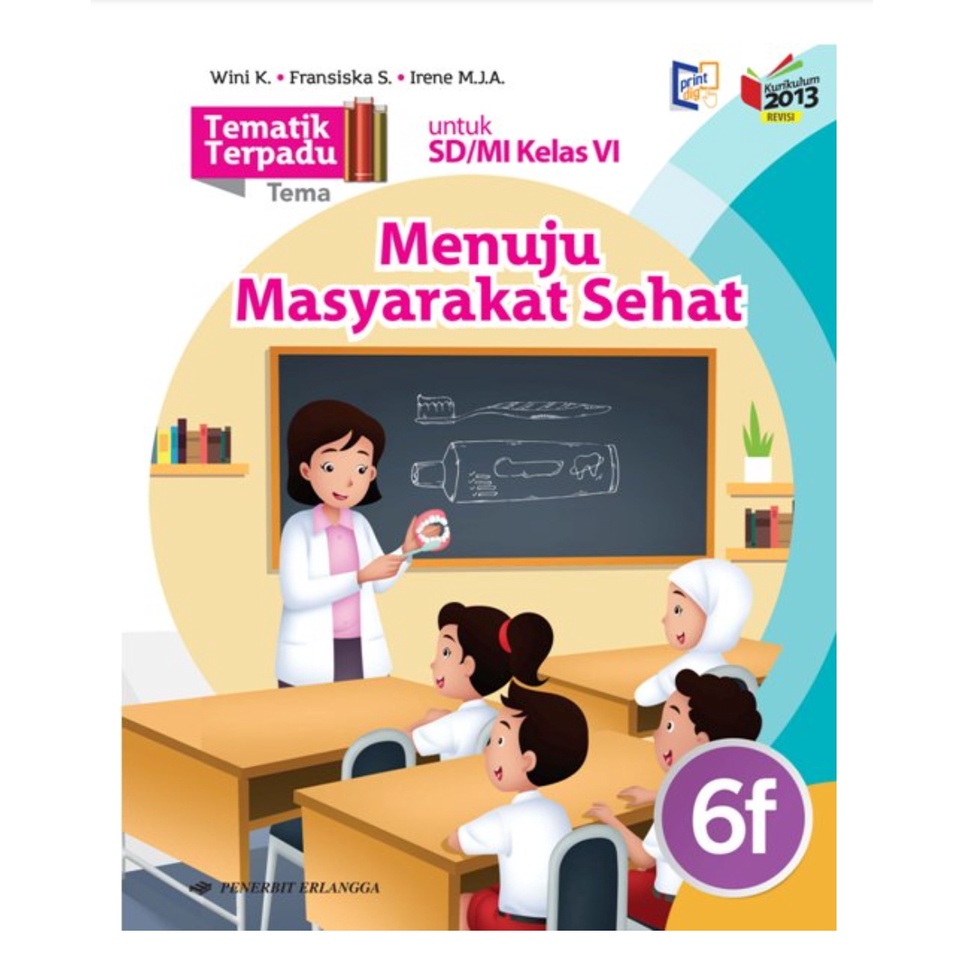 Buku Tematik  SD Tema 6 F Semester 2