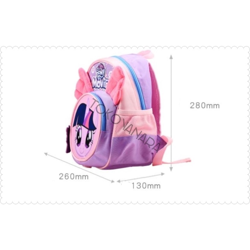 tas backpack/ tas ransel anak L1ttle P0NY ORIGINAL