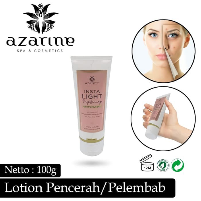 AZARINE INSTA LIGHT BRIGHTENING GOATS MILK GEL 100 GR  