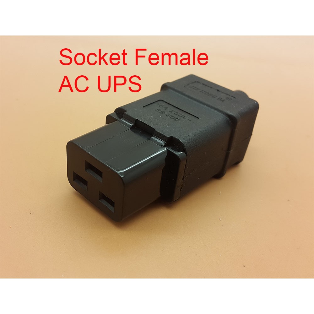 Socket Female AC model UPS ( cocok untuk watt besar )