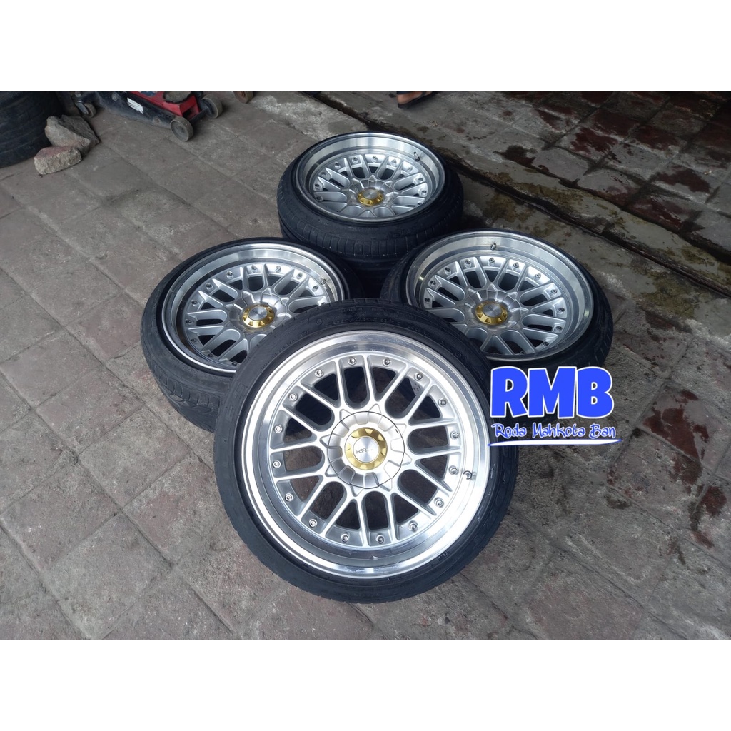 VELG BEKAS MOBIL BBS RING 17 + BAN SEKEN COCOK UNTUK YARIS AVANZA XENIA MOBILIO