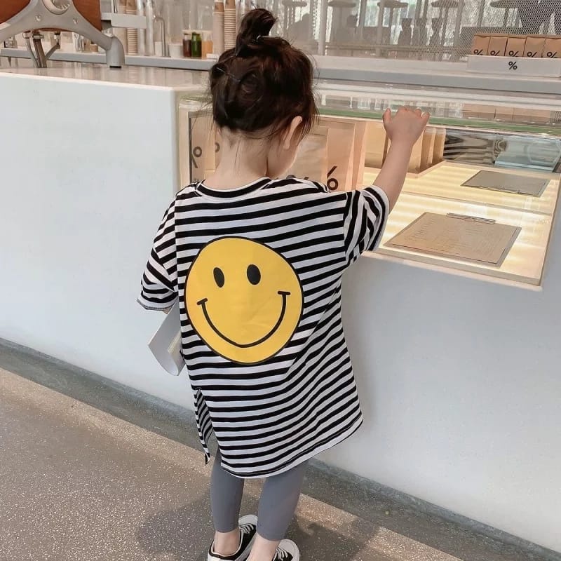 DRESS ANAK SMILE SALUR HYGET / DRESS ANAK PEREMPUAN