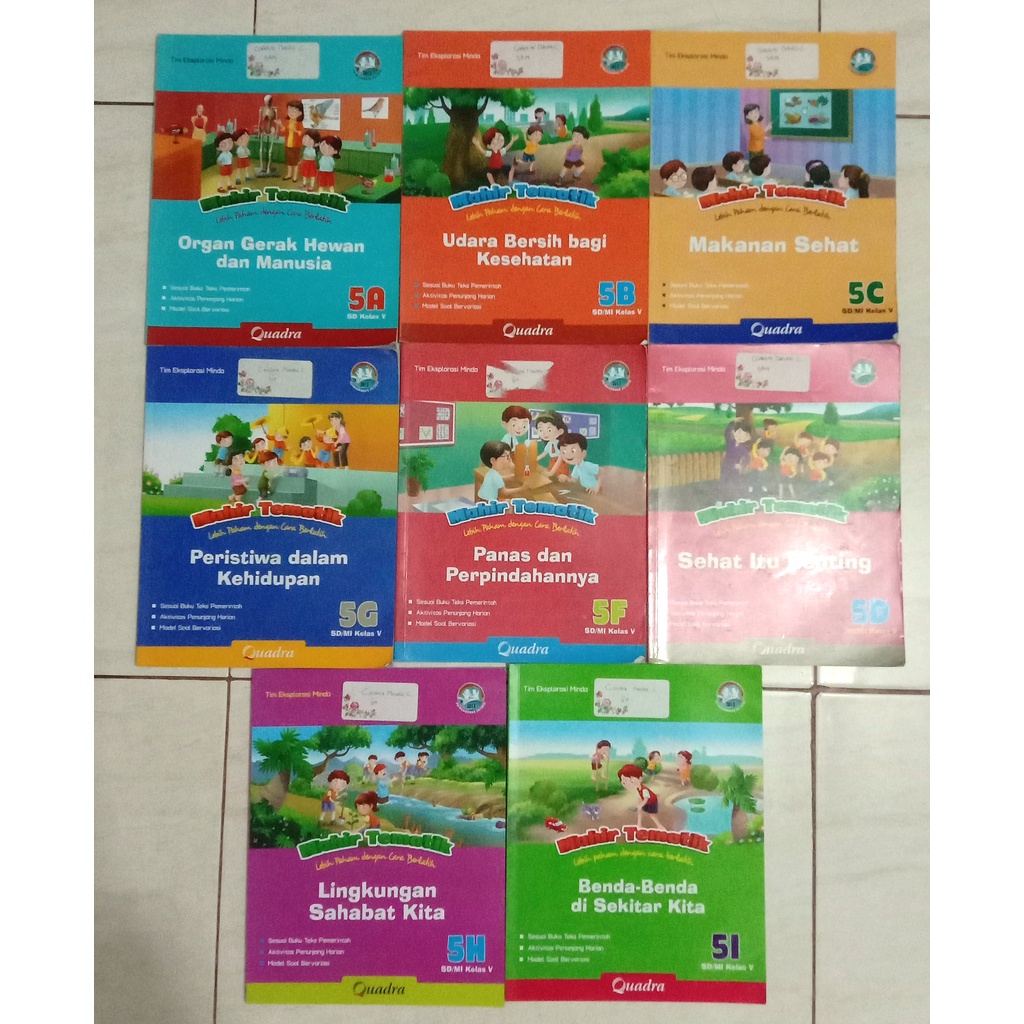 Tematik Kelas 4 dan 5 Quandra Yudistira