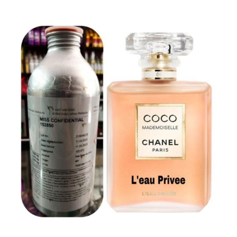 bibit parfum Chanel l’eau privee mademosaille  Paris original 100mg murni asli no. 27