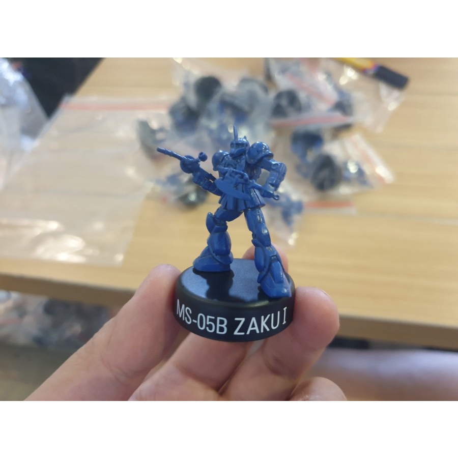 MINI FIGURE GUNDAM SERIES BLUE MS-05B ZAKU I ORI MURAH