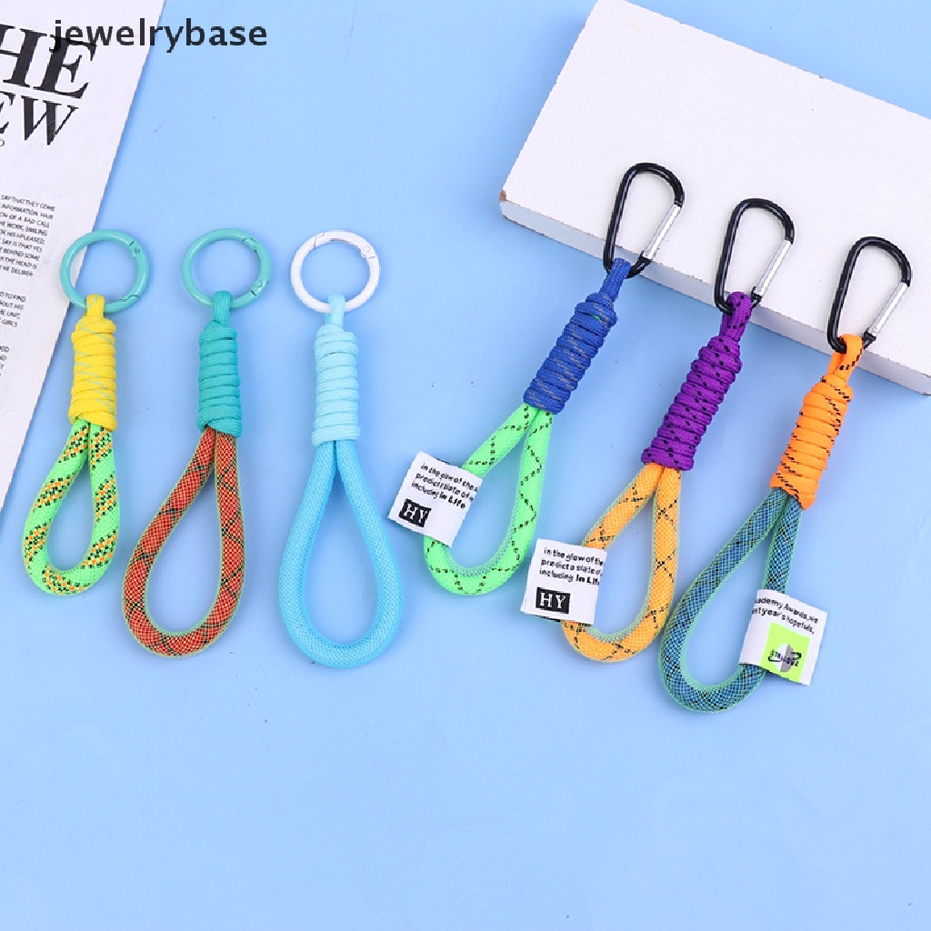 Tali Lanyard Model Gantung Bahan Mesh Kepang Fluorescent Untuk Case Ponsel