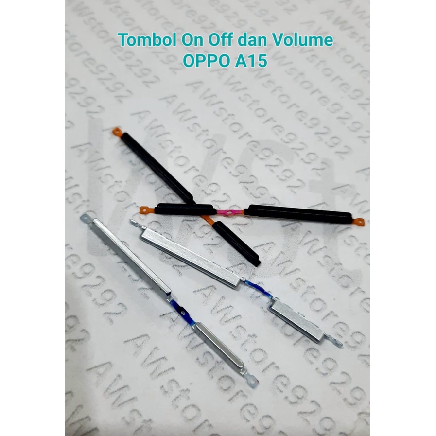 Tombol On Off dan Volume luar OPPO A15