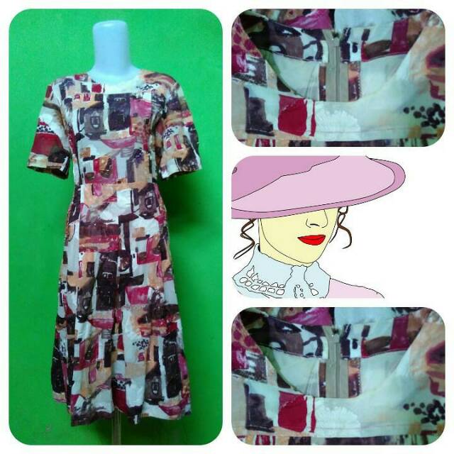 Dress abstrak