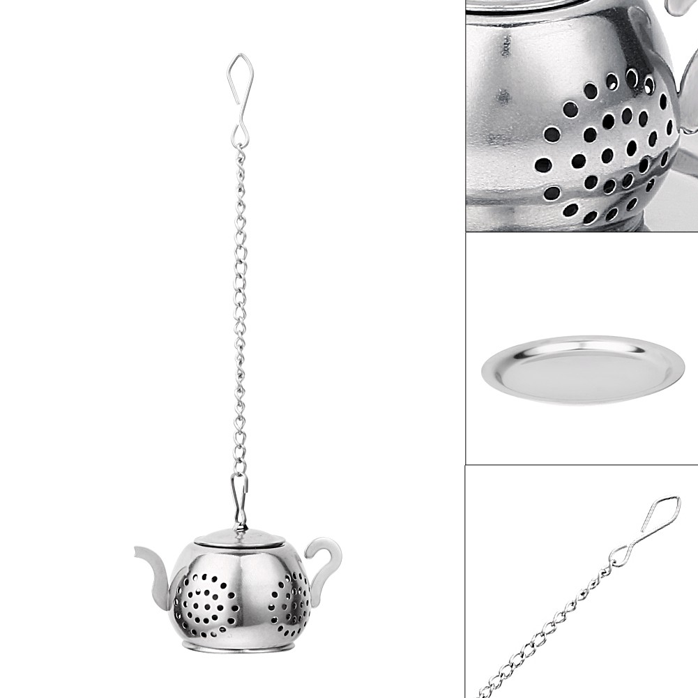 Filter Infuser Penyaring Daun Teh dengan Bahan Stainless Steel dan Bentuk Binatang Lucu