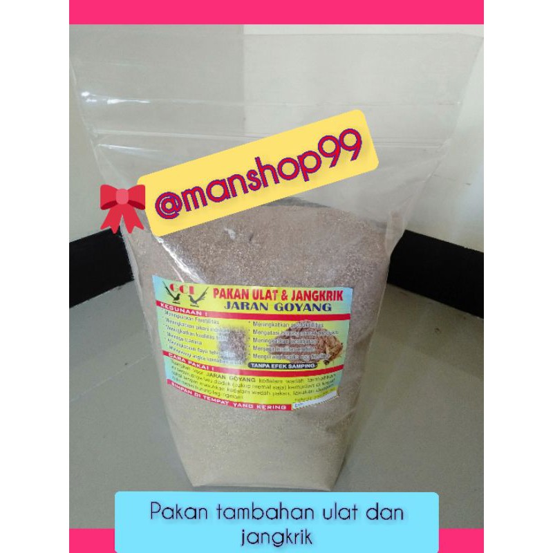 Pakan Burung Voor Jaran Goyang Makanan Tambahan Ulat Dan Jangkrik