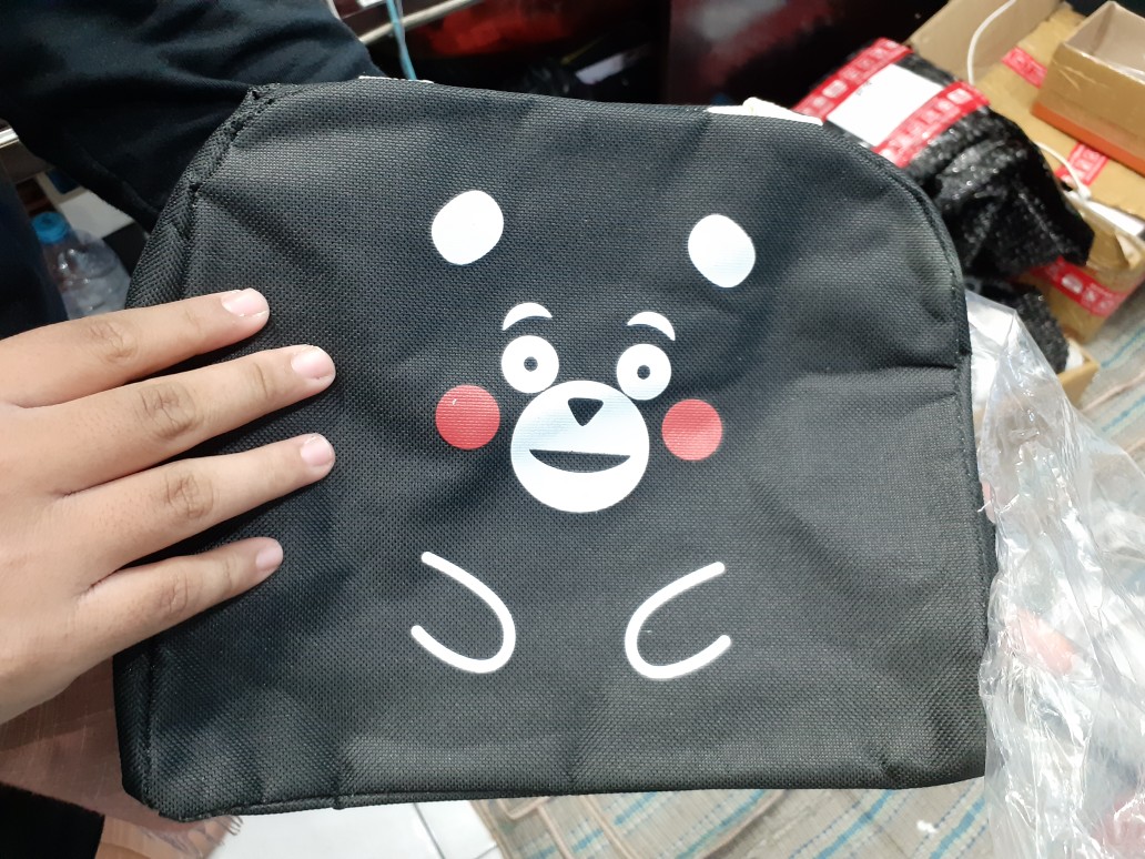 Hhm297 - Tas Makan Portable Tahan Air Motif Kartun