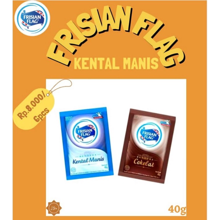 

Frisian flag kental manis sachet 40 gr