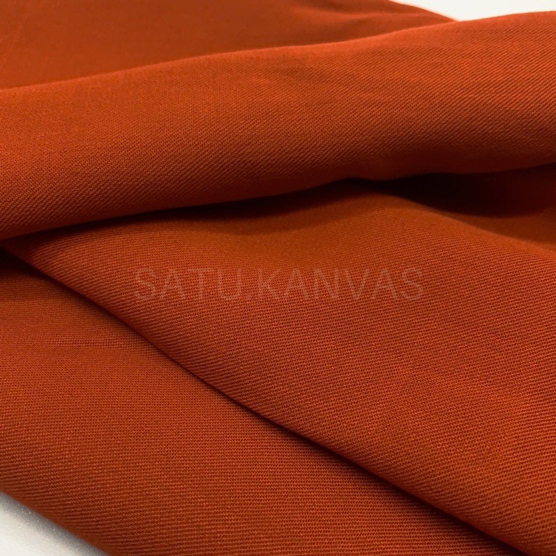 Kain Rayon Twill Polos (100%Rayon) PREMIUM-Terracota