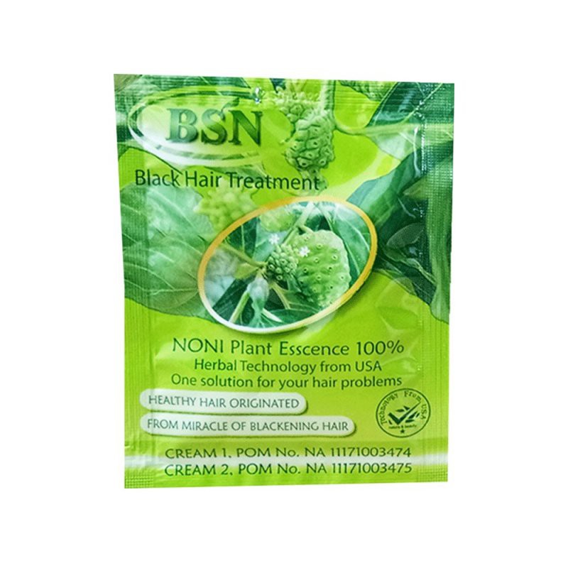 BSN Noni Shampoo (isi 1 Saset) Black/Brown Hair Treatment Shampoo