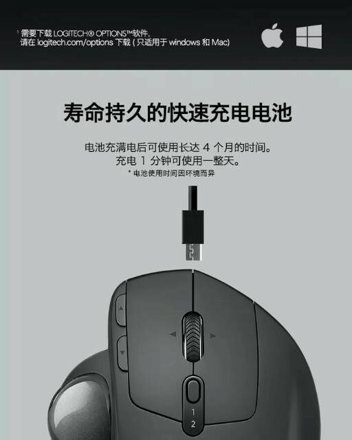 NEW Logitech MX Ergo Mouse Wireless Bluetooth Trackball Mouse