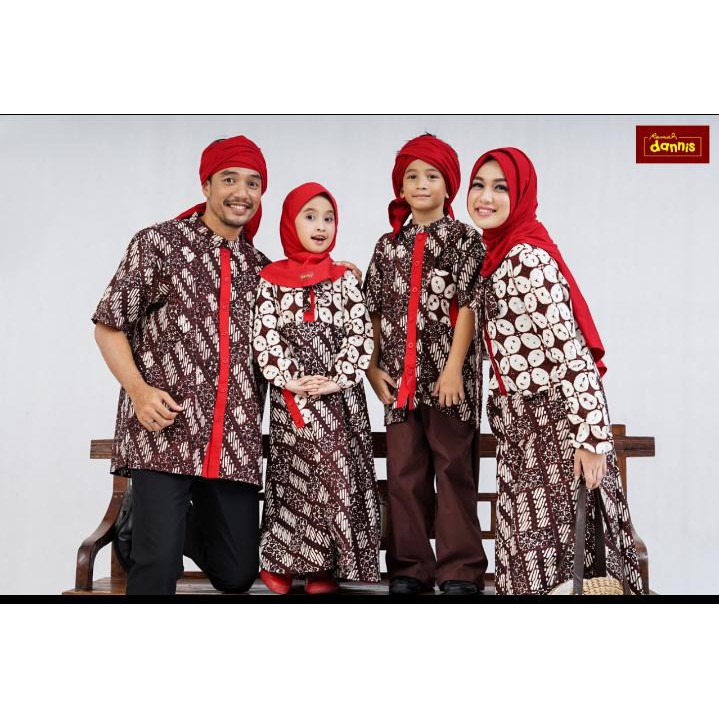 Gamis Anak / Koko Anak Sarimbit Dannis Anak Batik Antiq